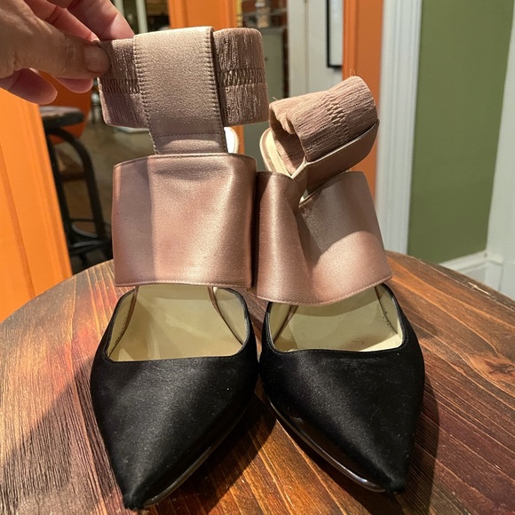 Stella McCartney black & blush heeled sandal - 9.5 - Picture 3 of 7